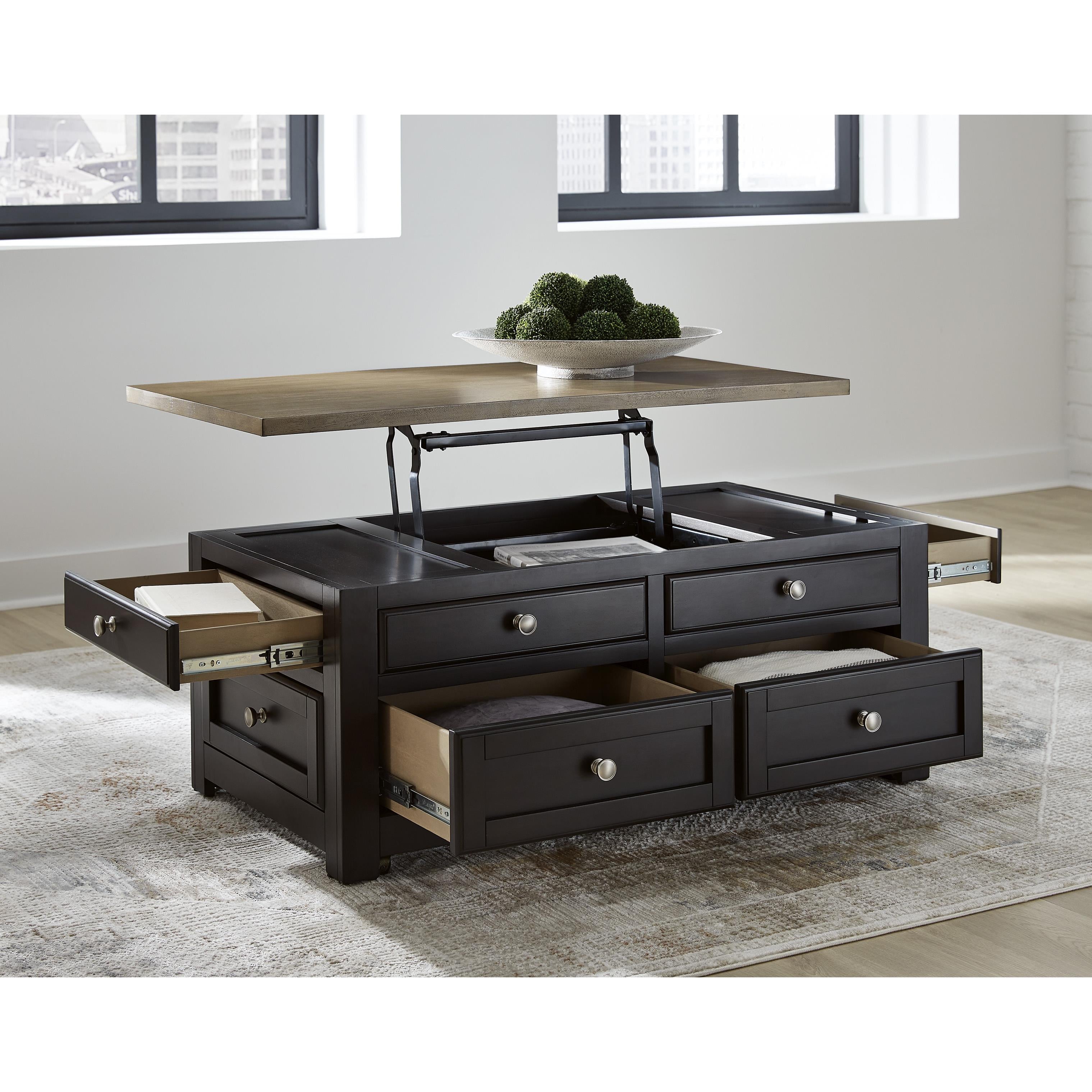  Signature Design by Ashley Drazmine T734-20 Lift Top Cocktail Table IMAGE 7