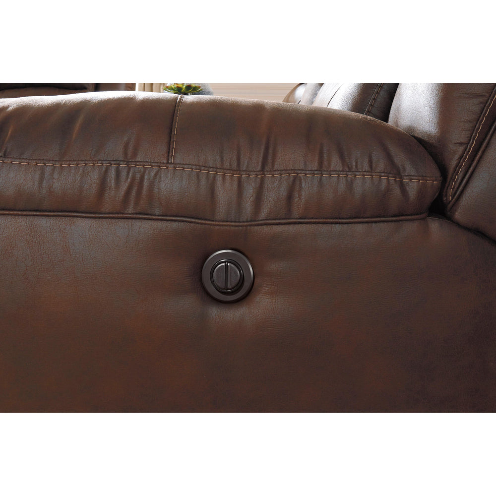  Signature Design by Ashley Stoneland 3990496C Double Reclining Power Loveseat with Console IMAGE 5