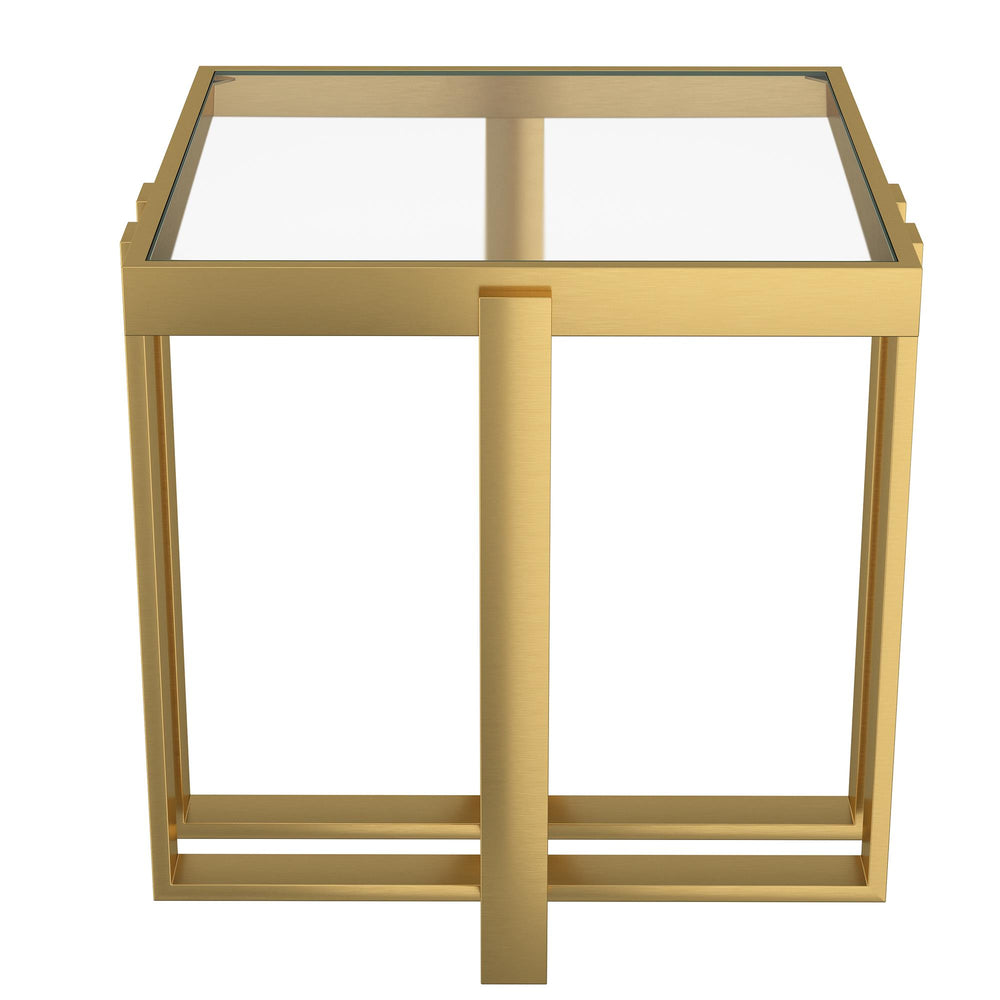  !nspire Paxton 501-167GL Accent Table - Brushed Gold IMAGE 4