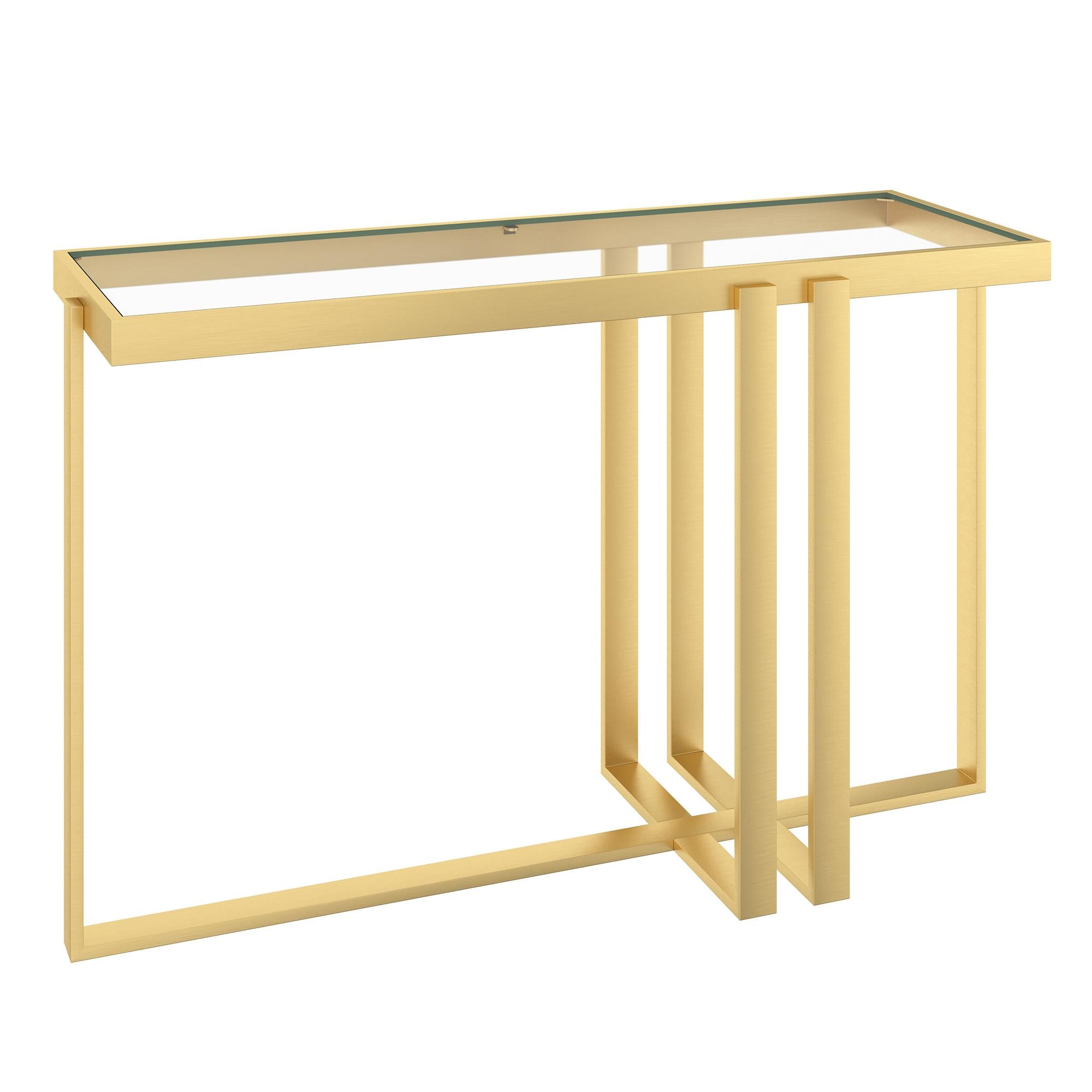  !nspire Paxton 502-167GL Console Table - Brushed Gold IMAGE 5