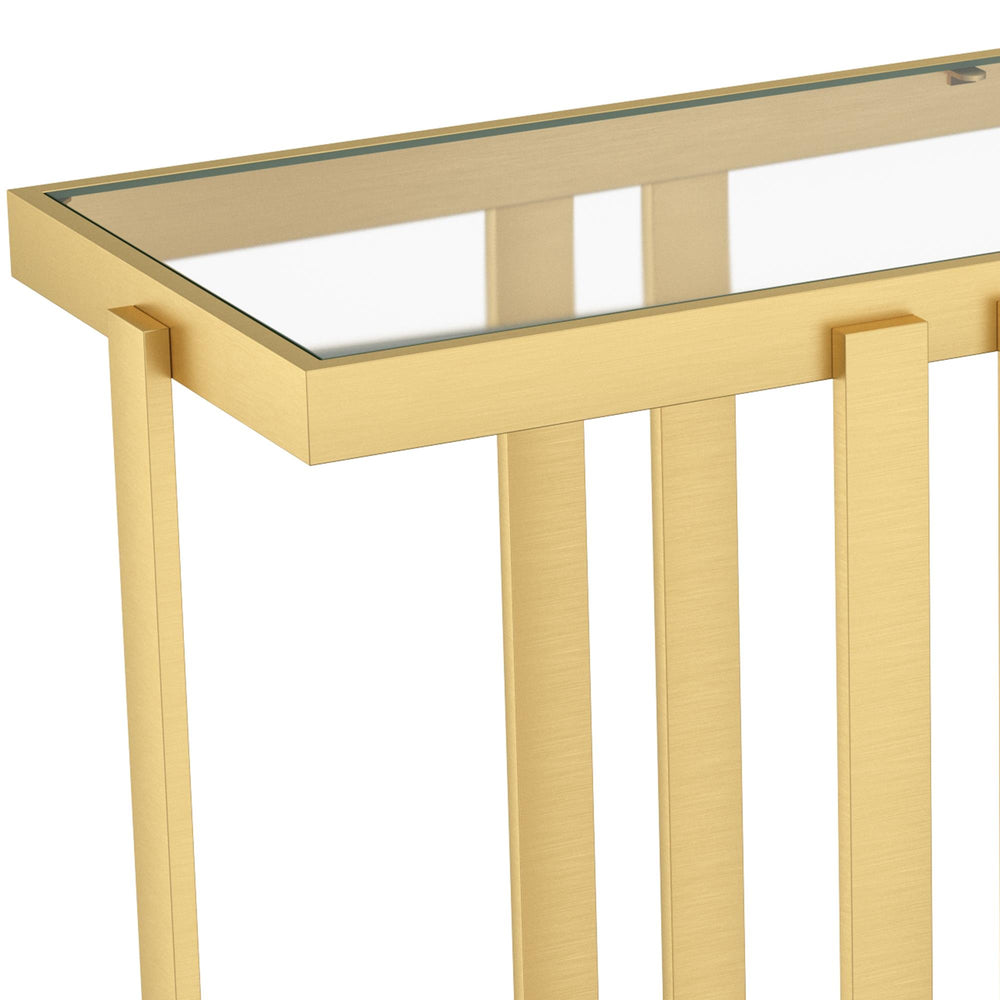  !nspire Paxton 502-167GL Console Table - Brushed Gold IMAGE 6