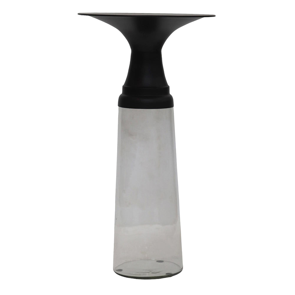  !nspire Indigo 501-308CL Accent Table - Clear and Black IMAGE 3
