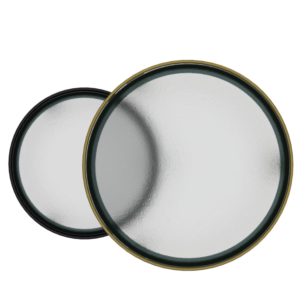  !nspire Ares 501-098GL_BK 2 pc Accent Table Set - Black and Antique Gold IMAGE 6