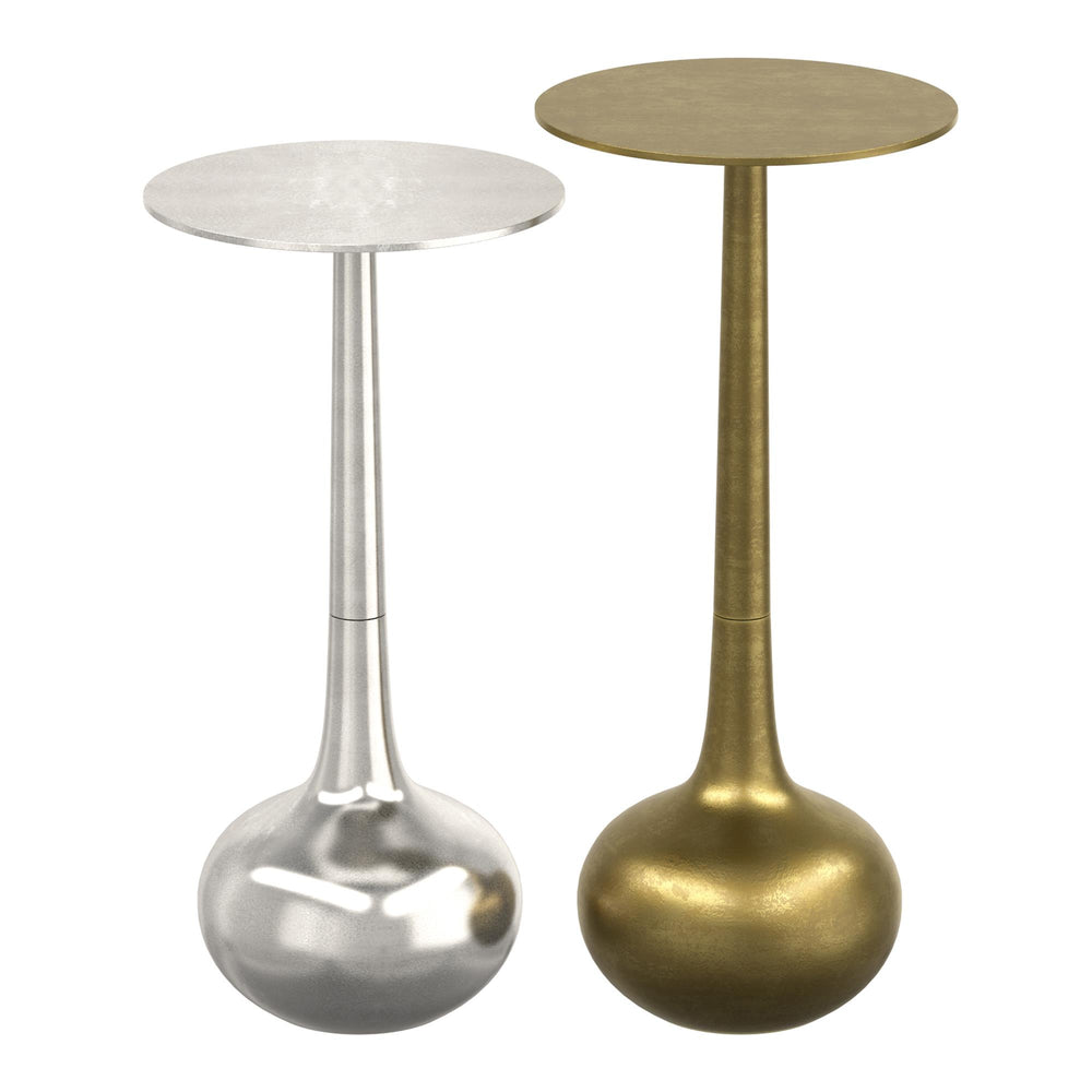  !nspire Sylas 501-100GL_CH 2 pc Accent Table Set - Antique Gold and Silver IMAGE 5