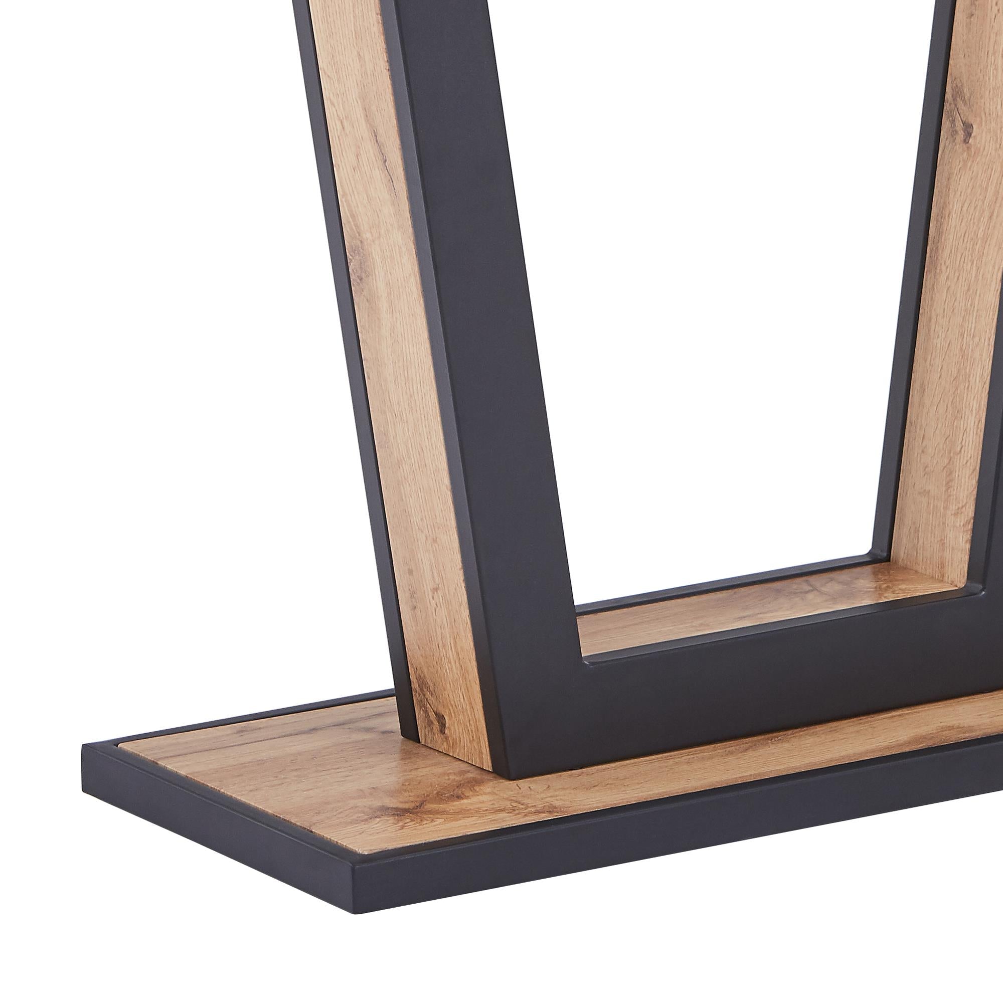  !nspire Forna 502-161NAT Console Table - Natural and Black IMAGE 7