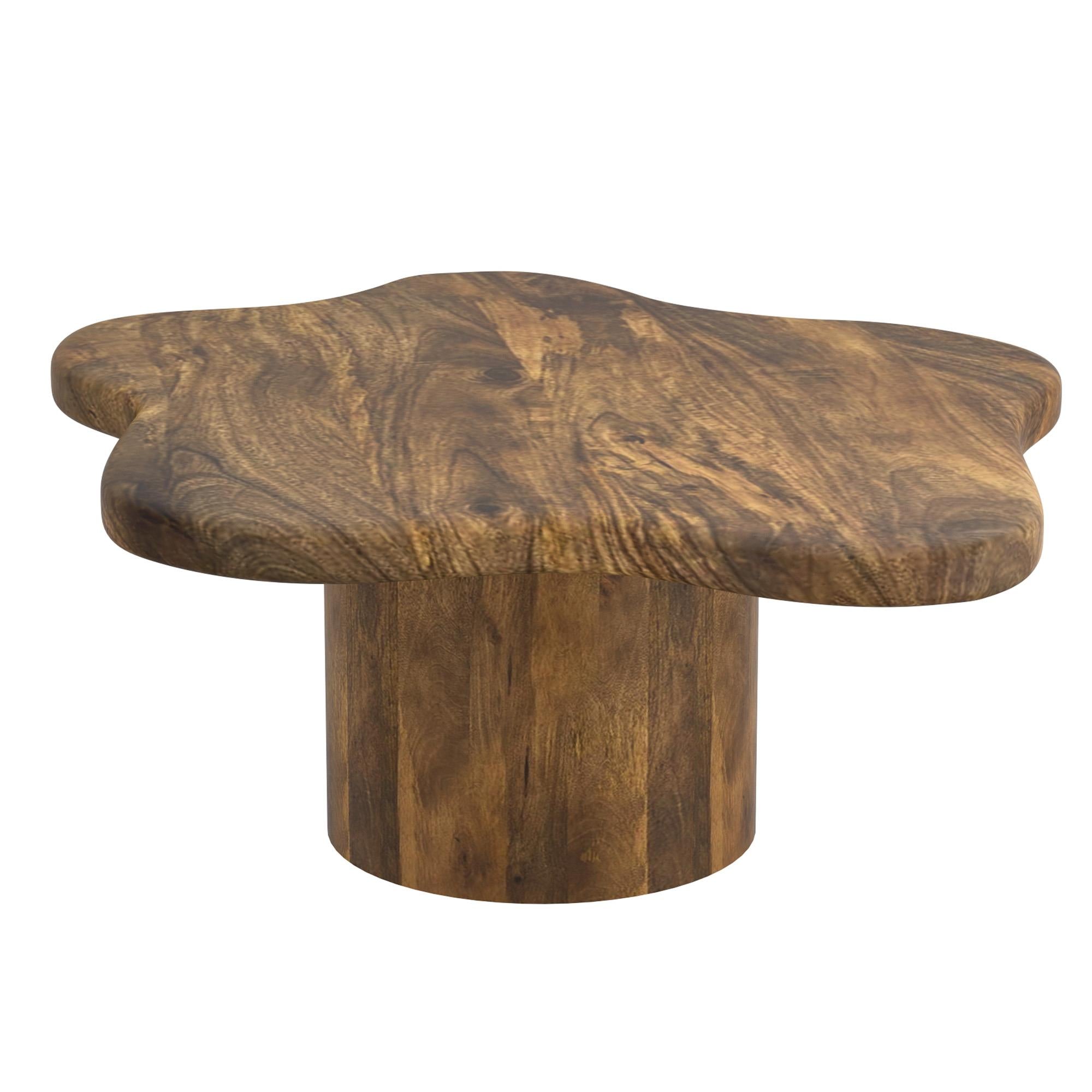  !nspire Mayal 303-149WAL 2 pc Coffee Table Set - Walnut IMAGE 4