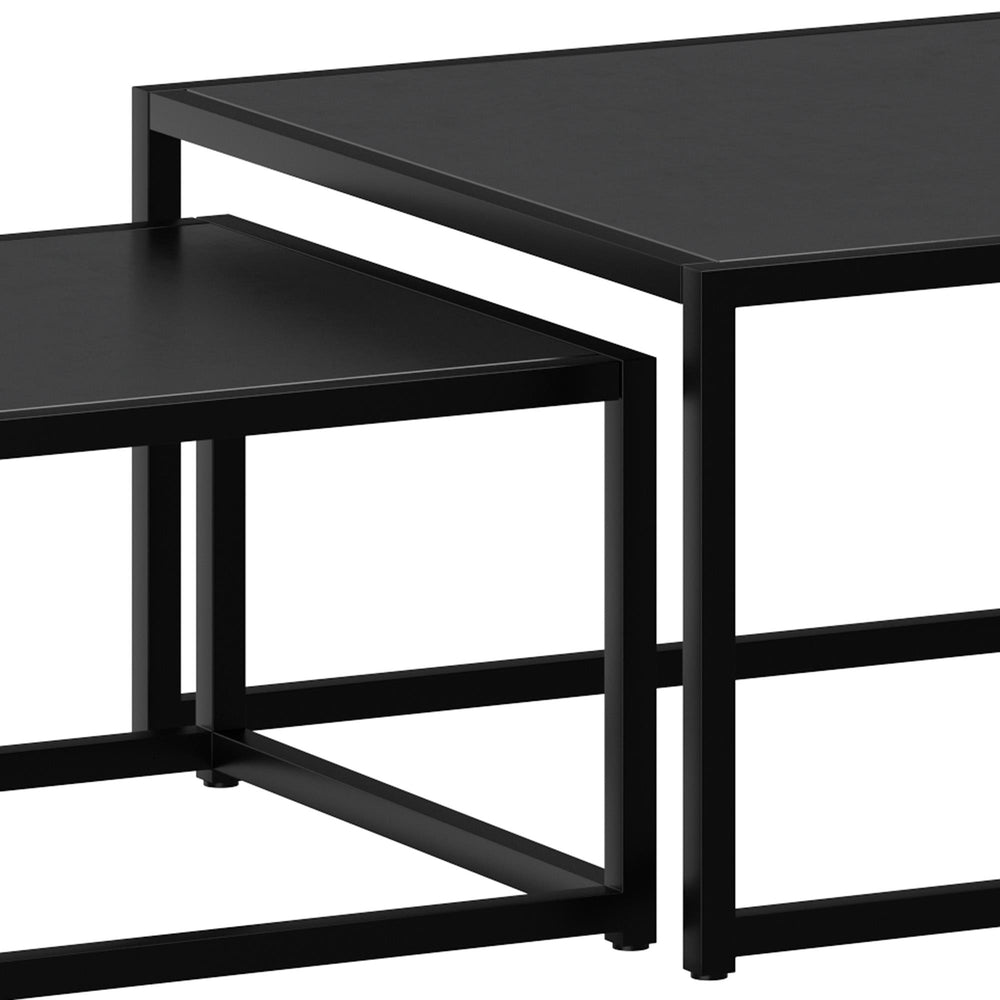  !nspire Quinn 303-524BK 2 pc Coffee Table Set - Black IMAGE 7