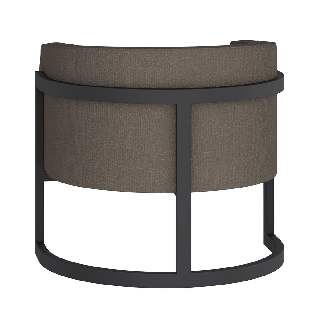  !nspire Zhuri 403-120CH Accent Chair - Charcoal Boucle and Black IMAGE 3
