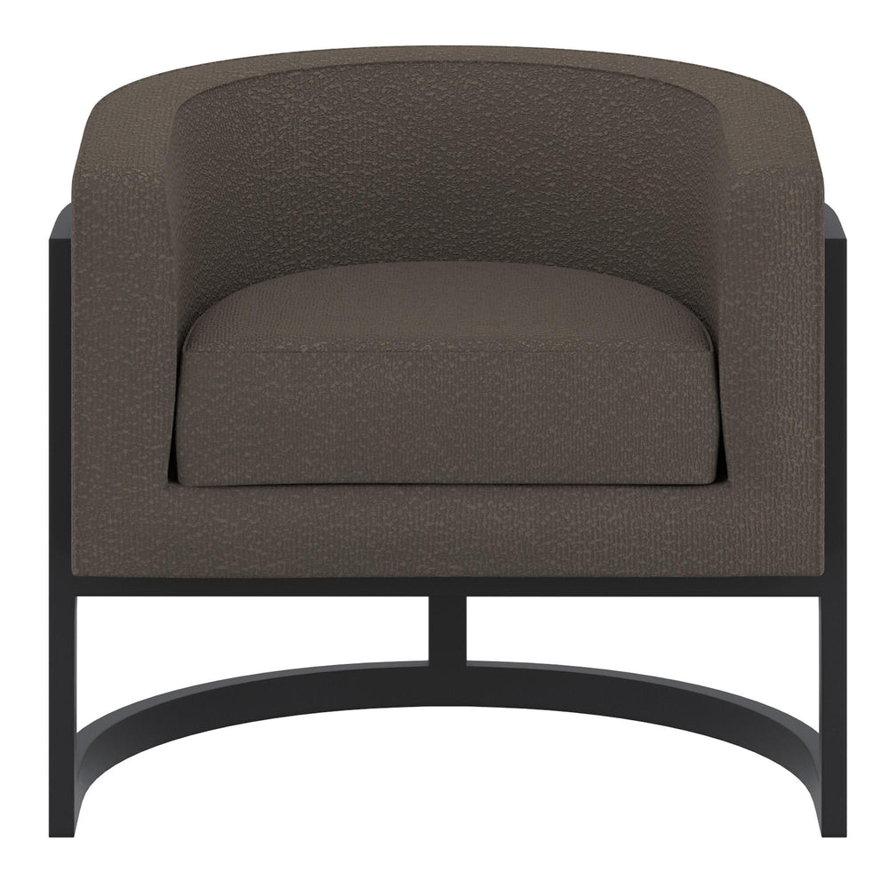  !nspire Zhuri 403-120CH Accent Chair - Charcoal Boucle and Black IMAGE 5