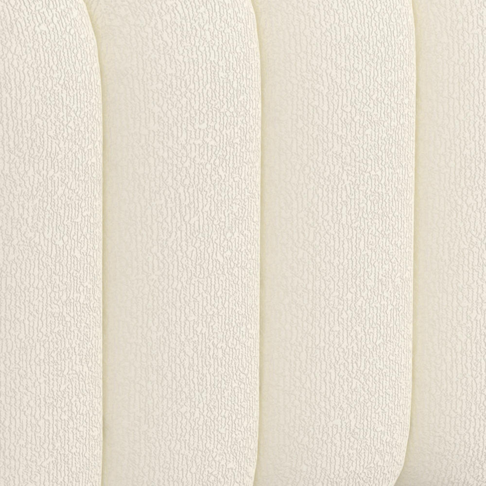  Worldwide Home Furnishings Rigel 402-133IV Large Ottoman Bench - Ivory Boucle IMAGE 7