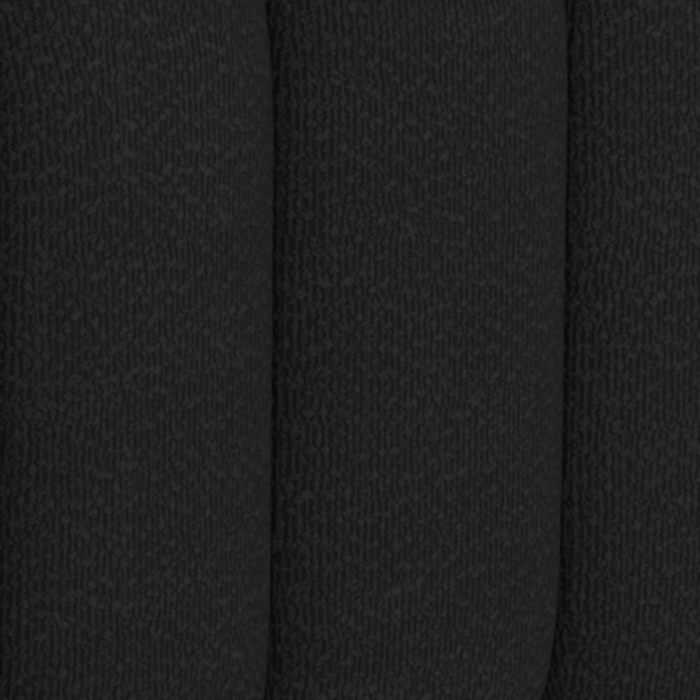  Worldwide Home Furnishings Rigel 402-133BK Large Ottoman Bench - Black Boucle IMAGE 7