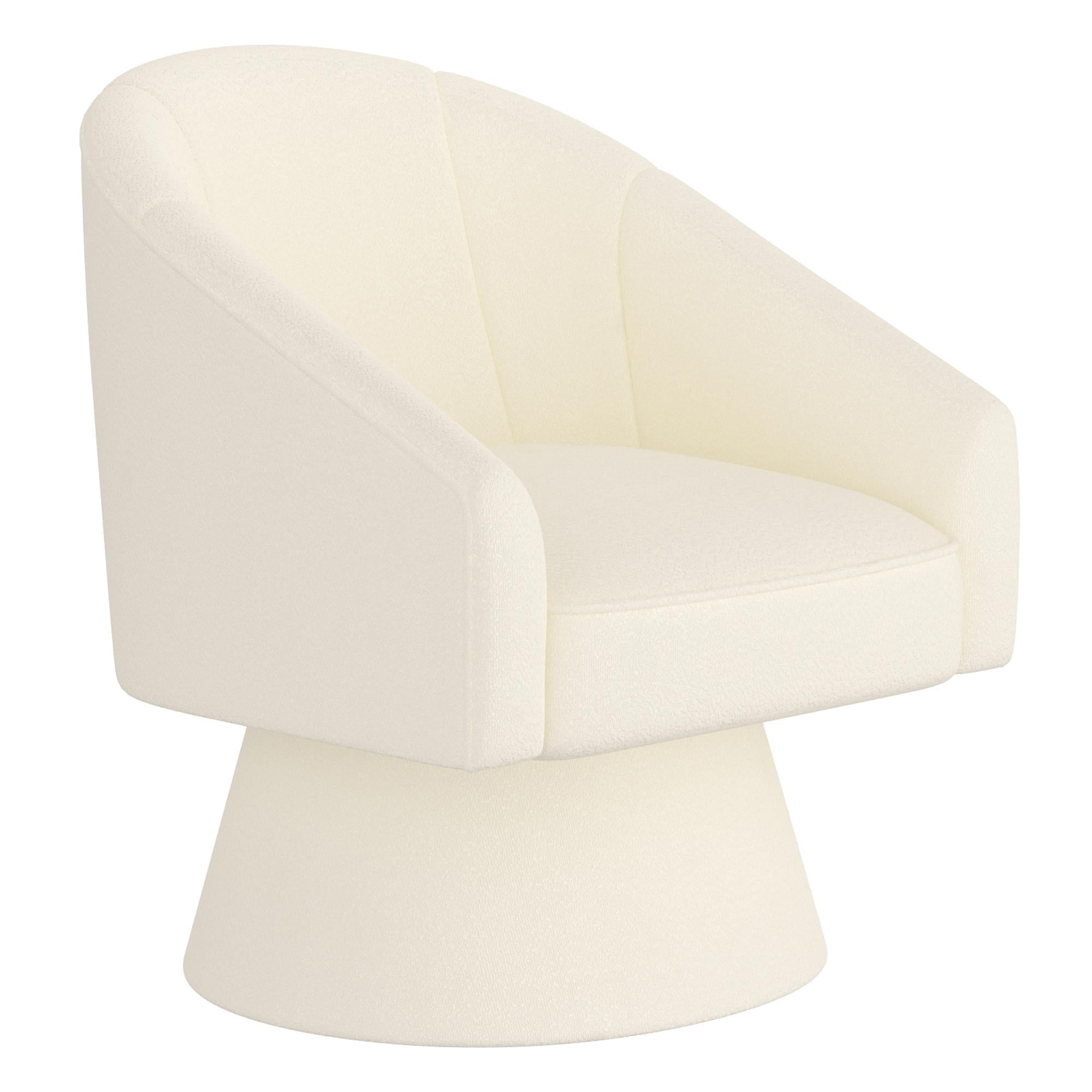 !nspire Tilsy 403-122IV Accent Chair - Ivory Boucle IMAGE 1