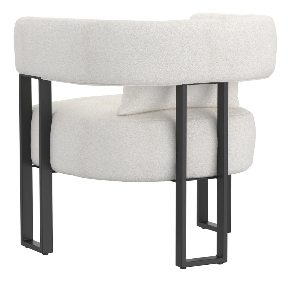  !nspire Scarlet 403-108IV Accent Chair - Ivory Boucle and Black IMAGE 6
