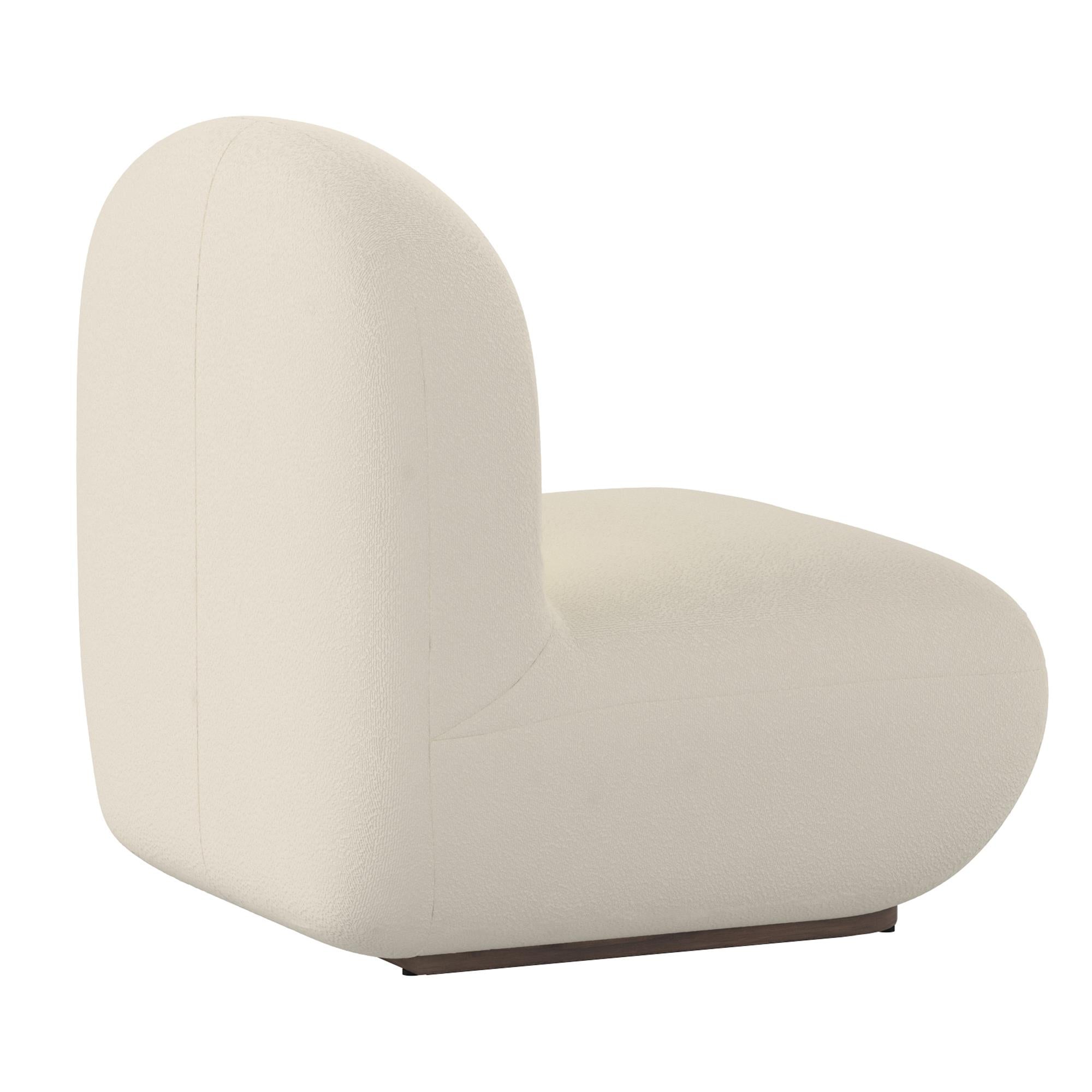  !nspire Zilano 403-115IV Accent Chair - Ivory Boucle IMAGE 3