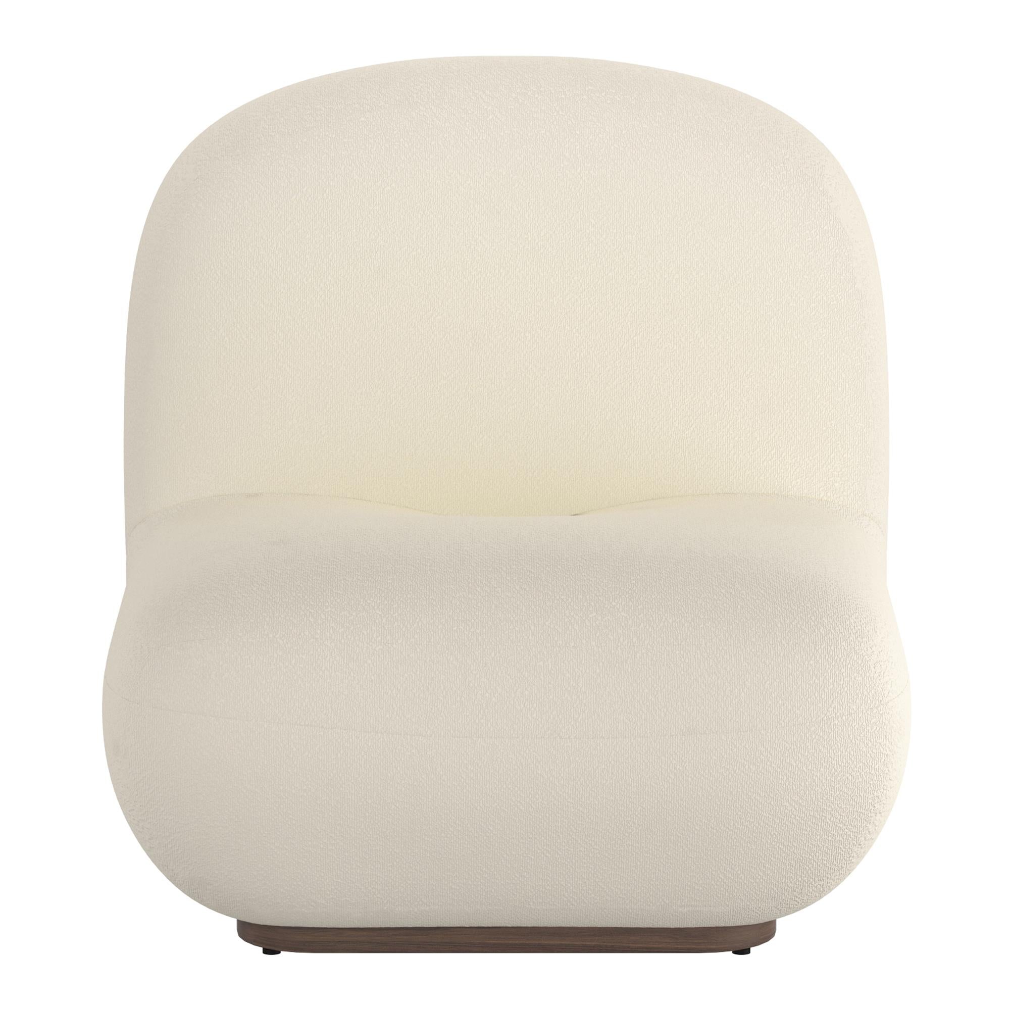  !nspire Zilano 403-115IV Accent Chair - Ivory Boucle IMAGE 5