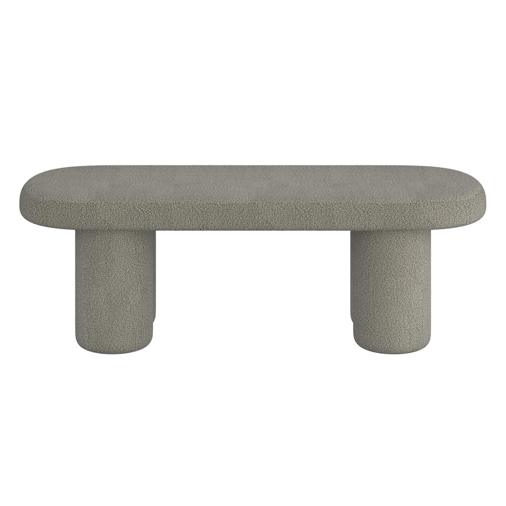  !nspire Azoro 401-163WGY Bench - Warm Grey Boucle IMAGE 5
