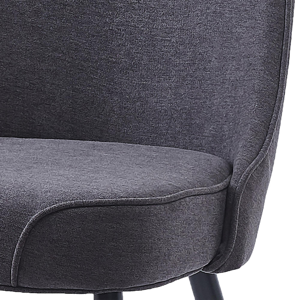  !nspire Koda 202-158CH Dining Chair, Fabric - Charcoal and Black IMAGE 6