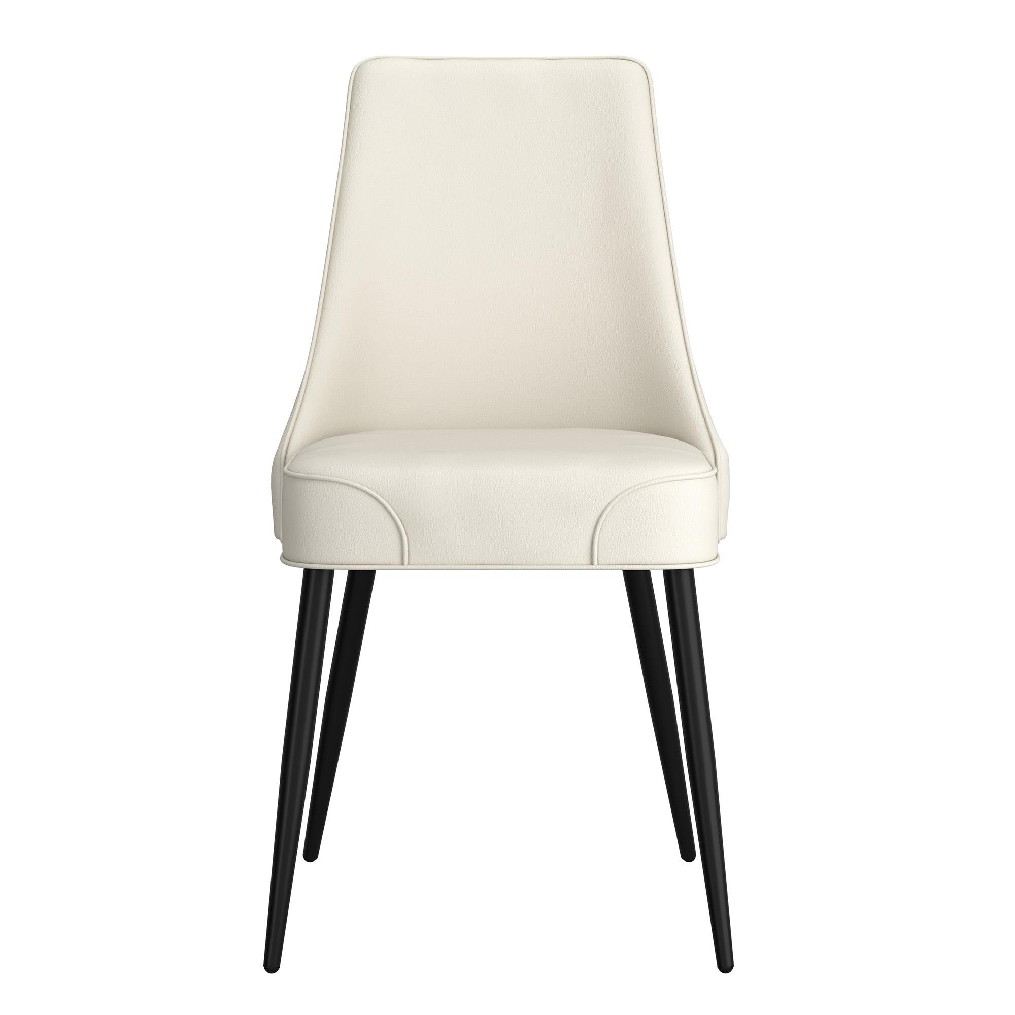  !nspire Koda 202-158PUBG Dining Chair, Faux Leather - Beige and Black IMAGE 5