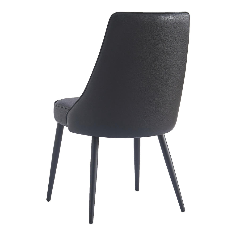  !nspire Koda 202-158PUBK Dining Chair, Faux Leather - Black IMAGE 3