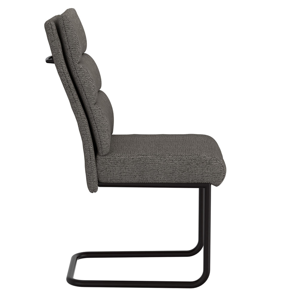  Worldwide Home Furnishings Brodi 202-138CH Dining Chair - Charcoal and Black IMAGE 4