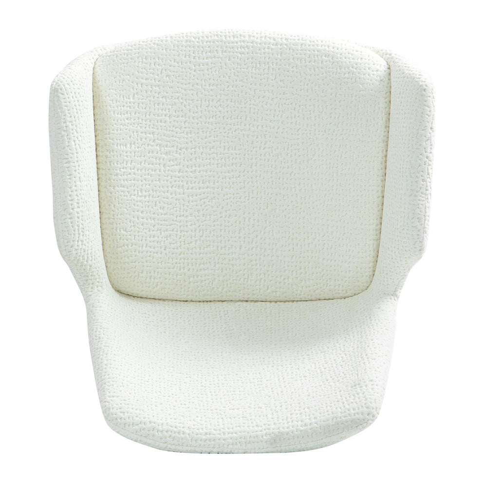  !nspire Signy 202-144IV Swivel Dining Chair - Ivory and Black IMAGE 6