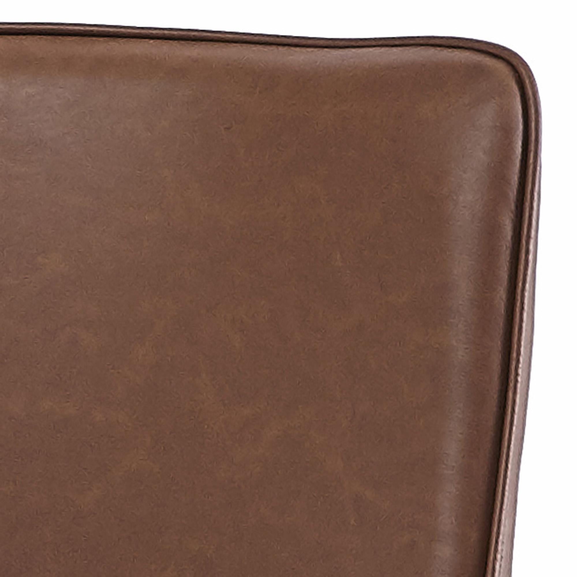  !nspire Kash 202-084SD Dining Chair, Faux Leather - Saddle and Black IMAGE 6