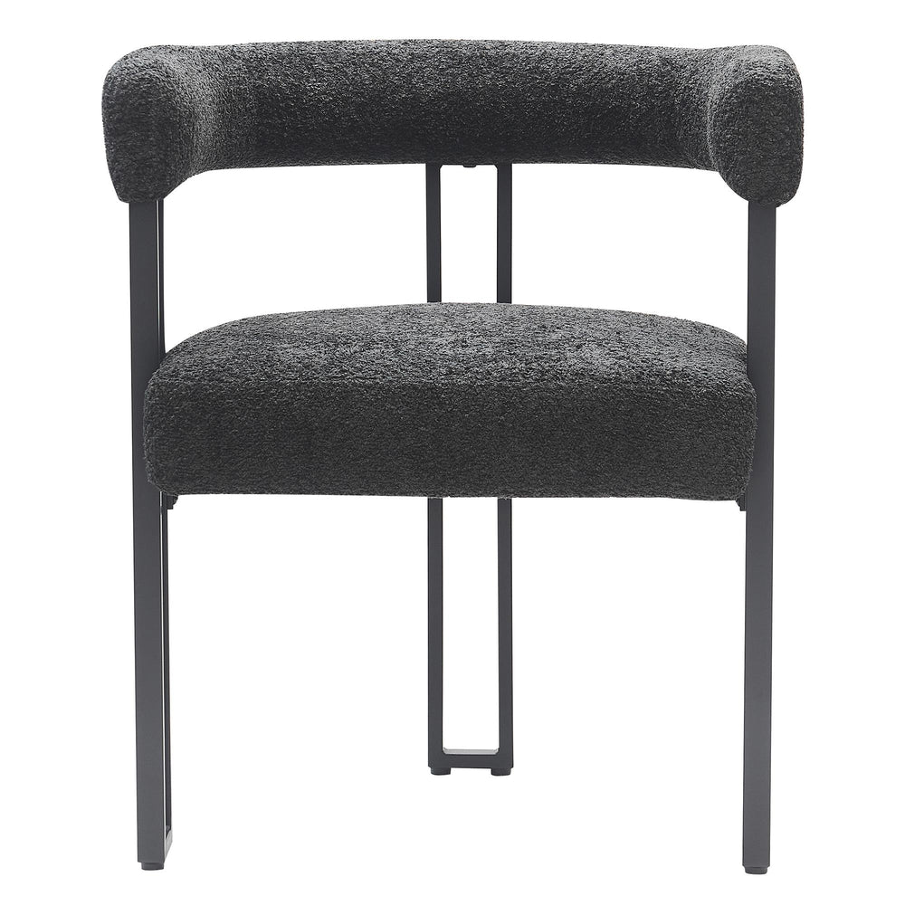  !nspire Scarlet 202-108CH Dining Chair - Charcoal Boucle and Black IMAGE 5