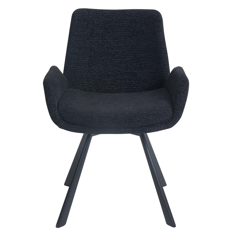  !nspire Signy 202-144BK Swivel Dining Chair - Black IMAGE 5