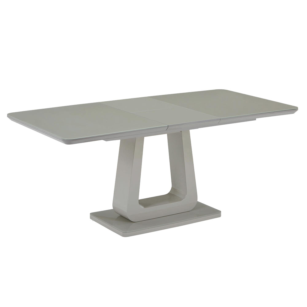 !nspire Corvus 201-159WGY Dining Table w/Extension - Warm Grey IMAGE 3