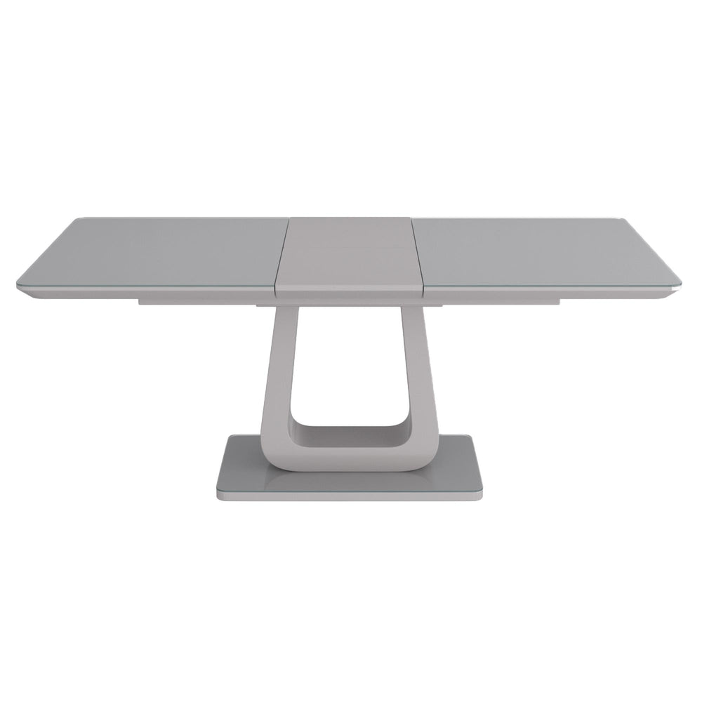  !nspire Corvus 201-159WGY Dining Table w/Extension - Warm Grey IMAGE 5