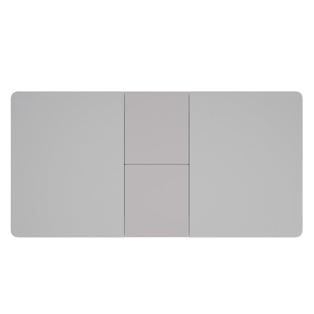  !nspire Corvus 201-159WGY Dining Table w/Extension - Warm Grey IMAGE 7