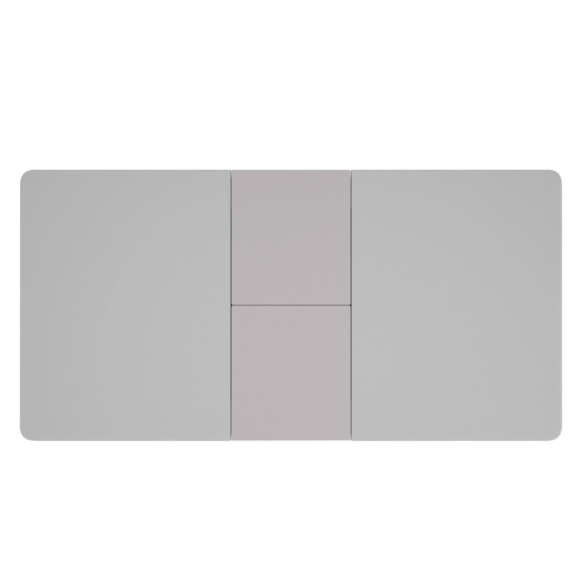  !nspire Corvus 201-159WGY Dining Table w/Extension - Warm Grey IMAGE 7