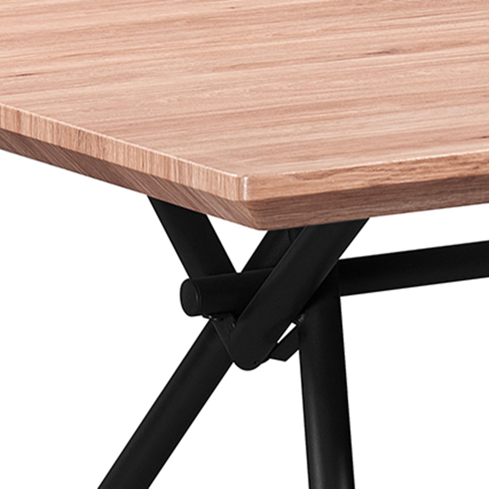 Worldwide Home Furnishings Bronx 201-267NAT Rectangular Dining Table - Natural IMAGE 7