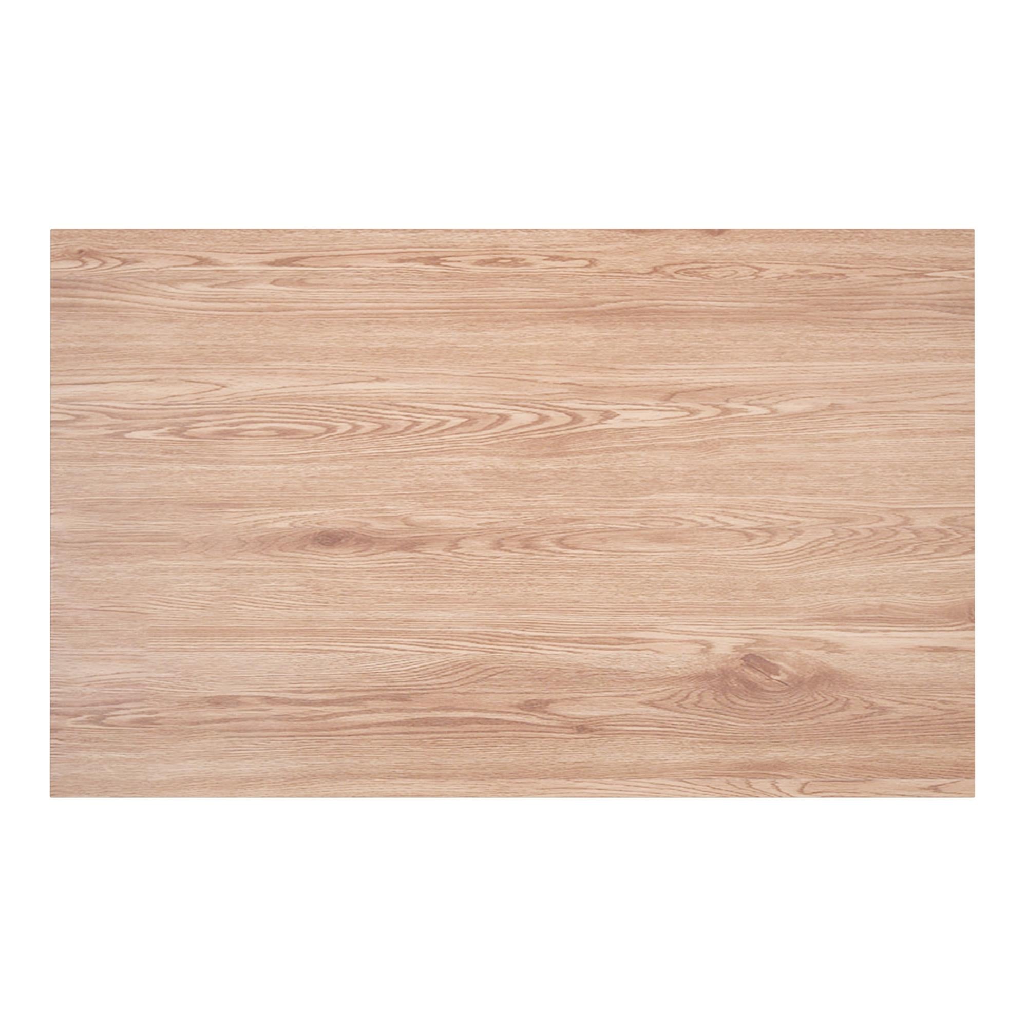  Worldwide Home Furnishings Vesta 201-287NAT Rectangular Dining Table - Natural and Black IMAGE 6