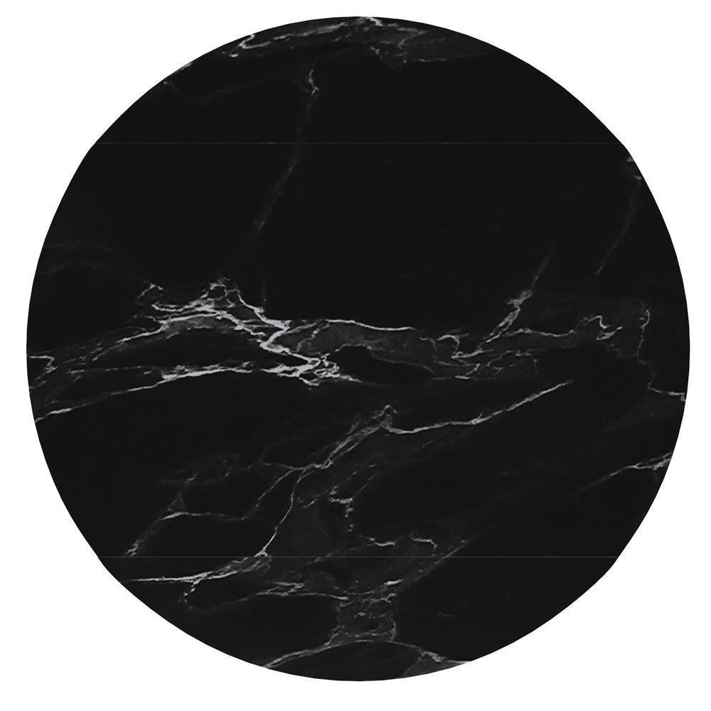  !nspire Calisto 201-110BK Round Pedestal Dining Table w/Extension - Black IMAGE 6