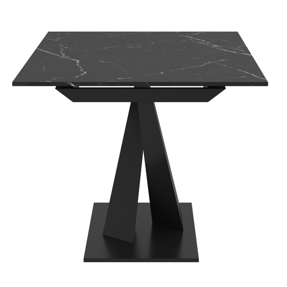  !nspire Julius 201-111BK Dining Table w/Extension - Black IMAGE 4