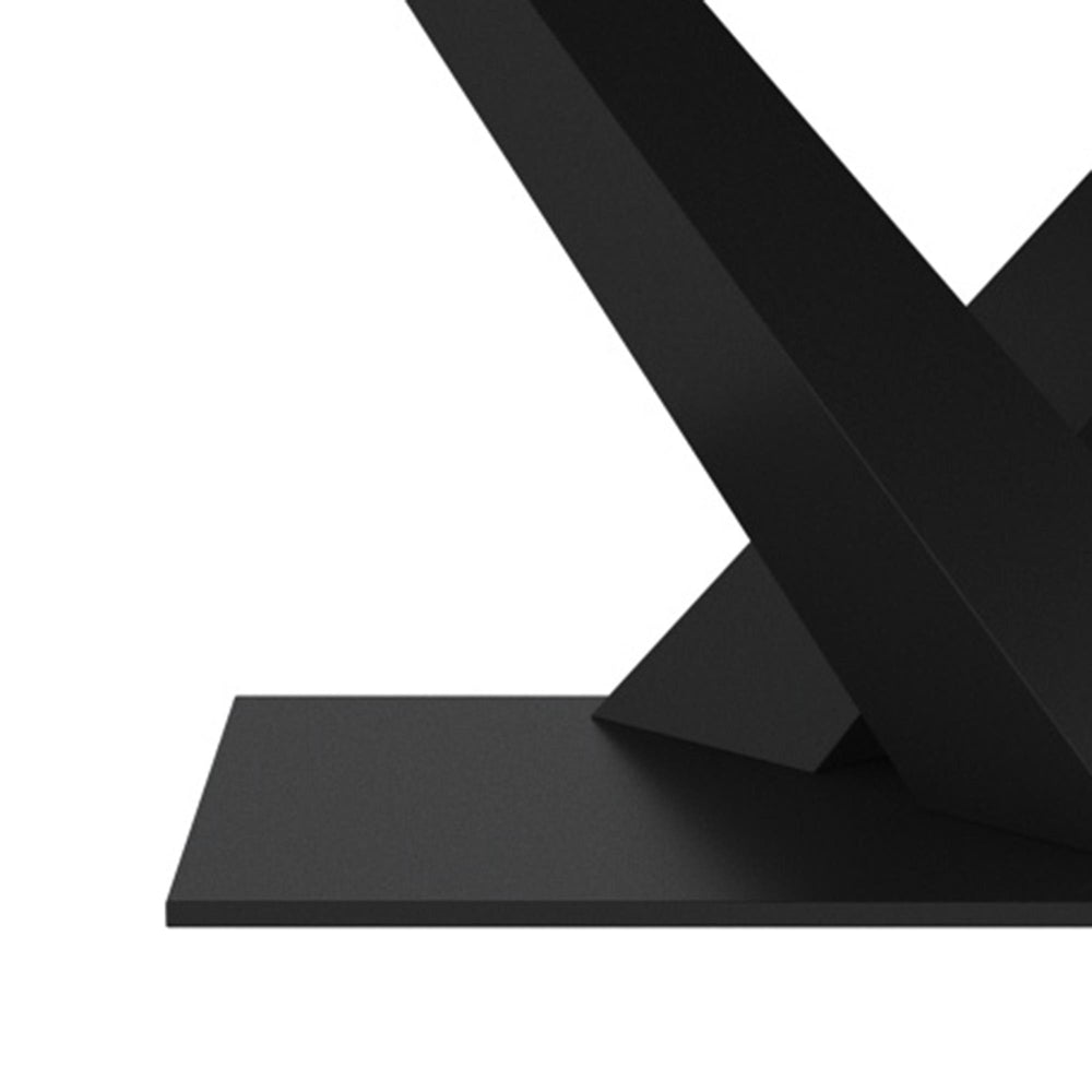  !nspire Julius 201-111BK Dining Table w/Extension - Black IMAGE 7