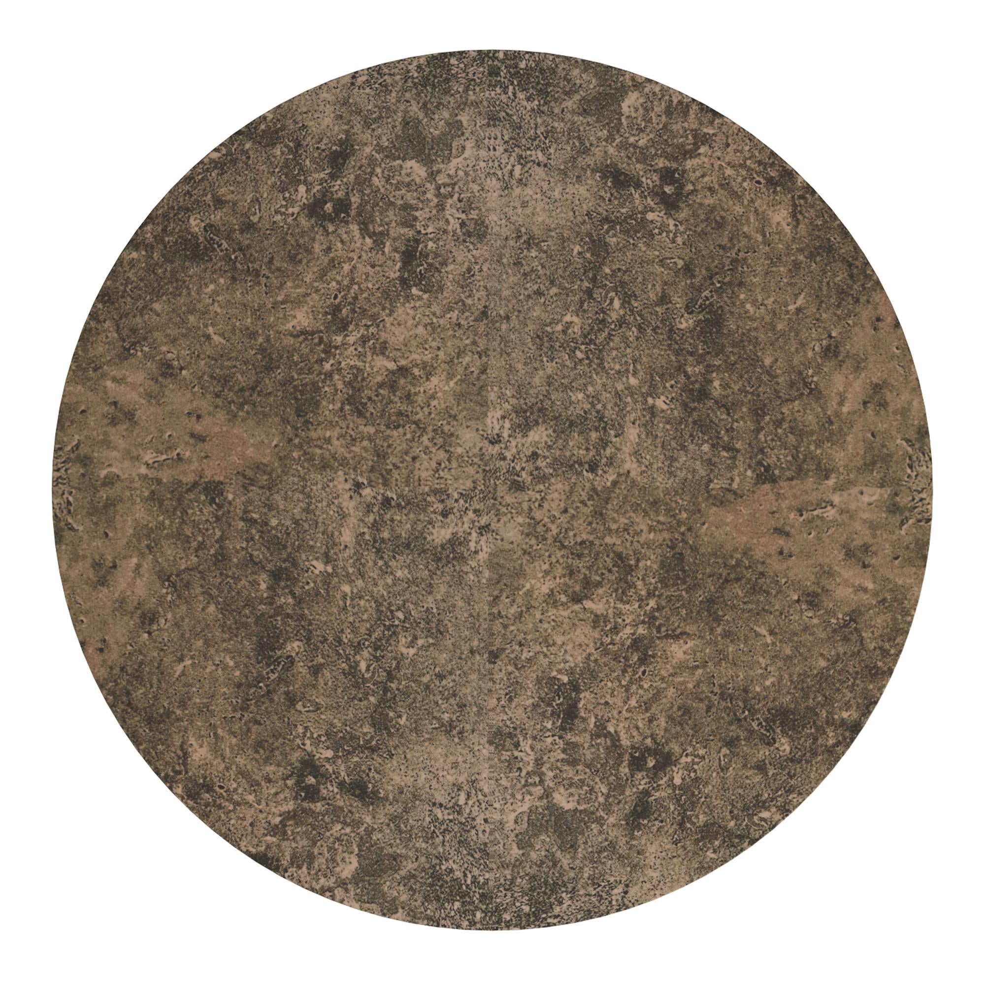  Worldwide Home Furnishings Godiva 201-142GY Round Pedestal Table - Grey Stone IMAGE 5