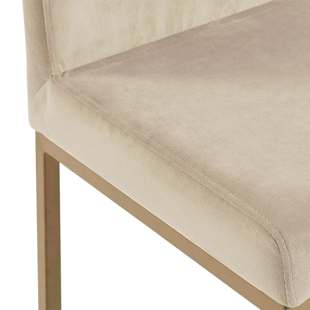  !nspire Diego 203-101BEG_GL 26" Counter Stool - Beige and Aged Gold IMAGE 4