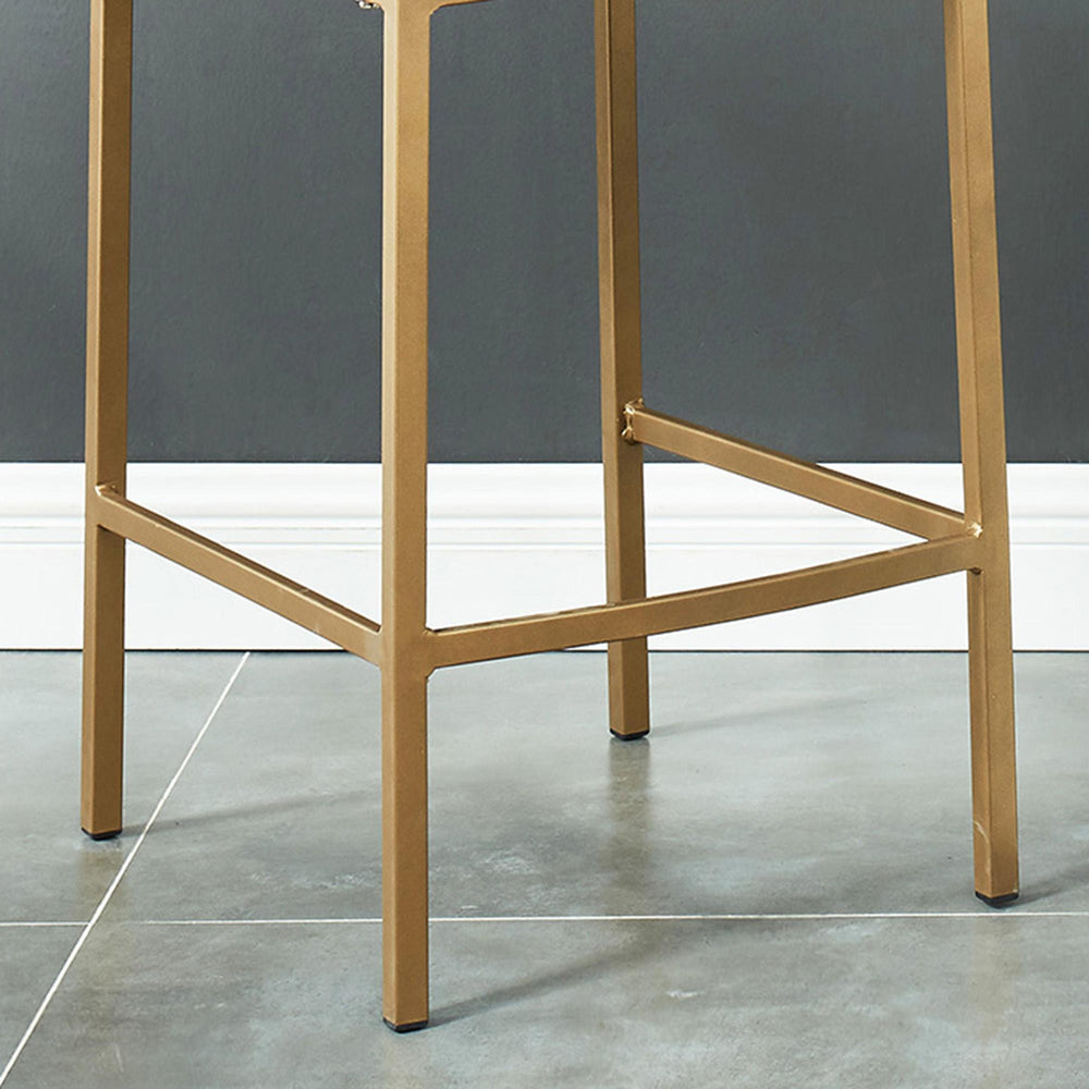  !nspire Diego 203-101BEG_GL 26" Counter Stool - Beige and Aged Gold IMAGE 5