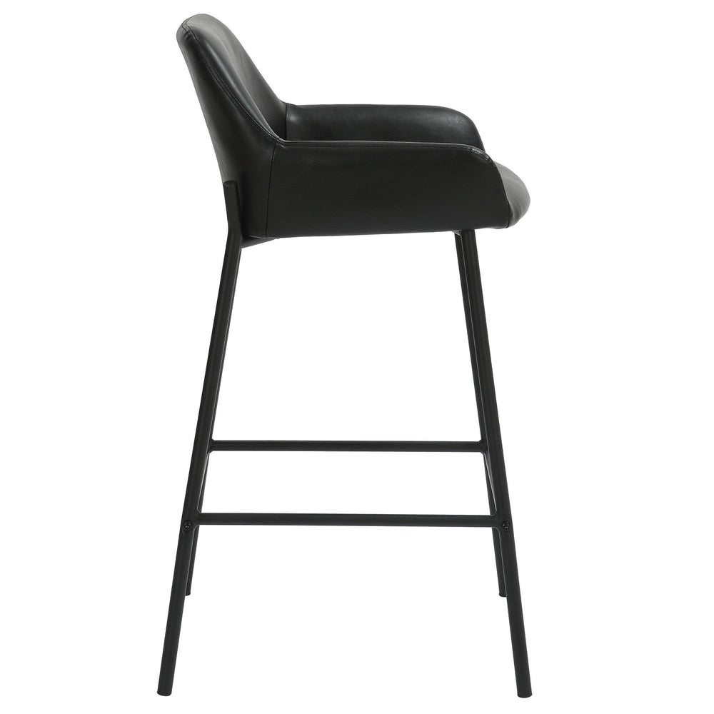  !nspire Baily 203-541PUBK 26" Counter Stool - Black IMAGE 4