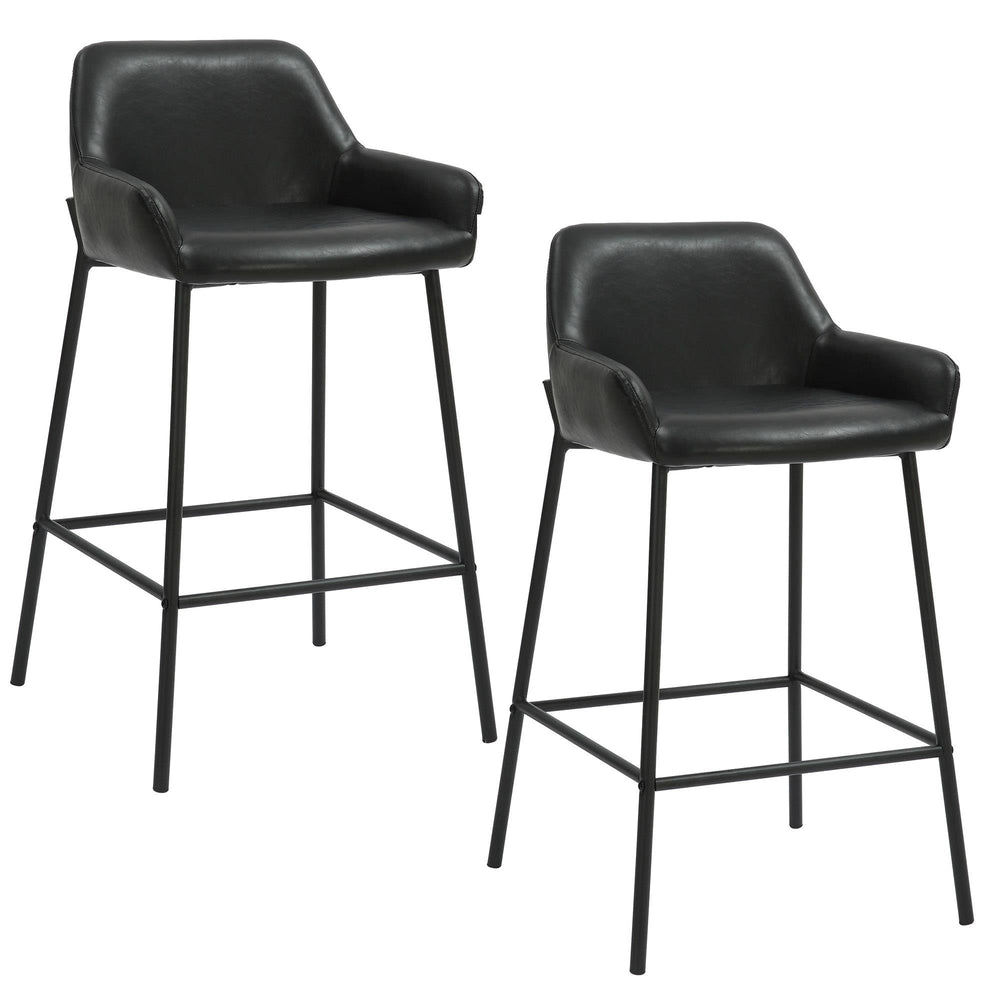  !nspire Baily 203-541PUBK 26" Counter Stool - Black IMAGE 7