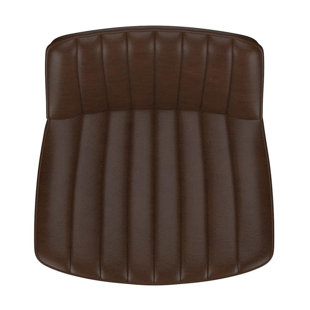  !nspire Kosi 203-190BN Adjustable Air-Lift Stool - Brown and Black IMAGE 6