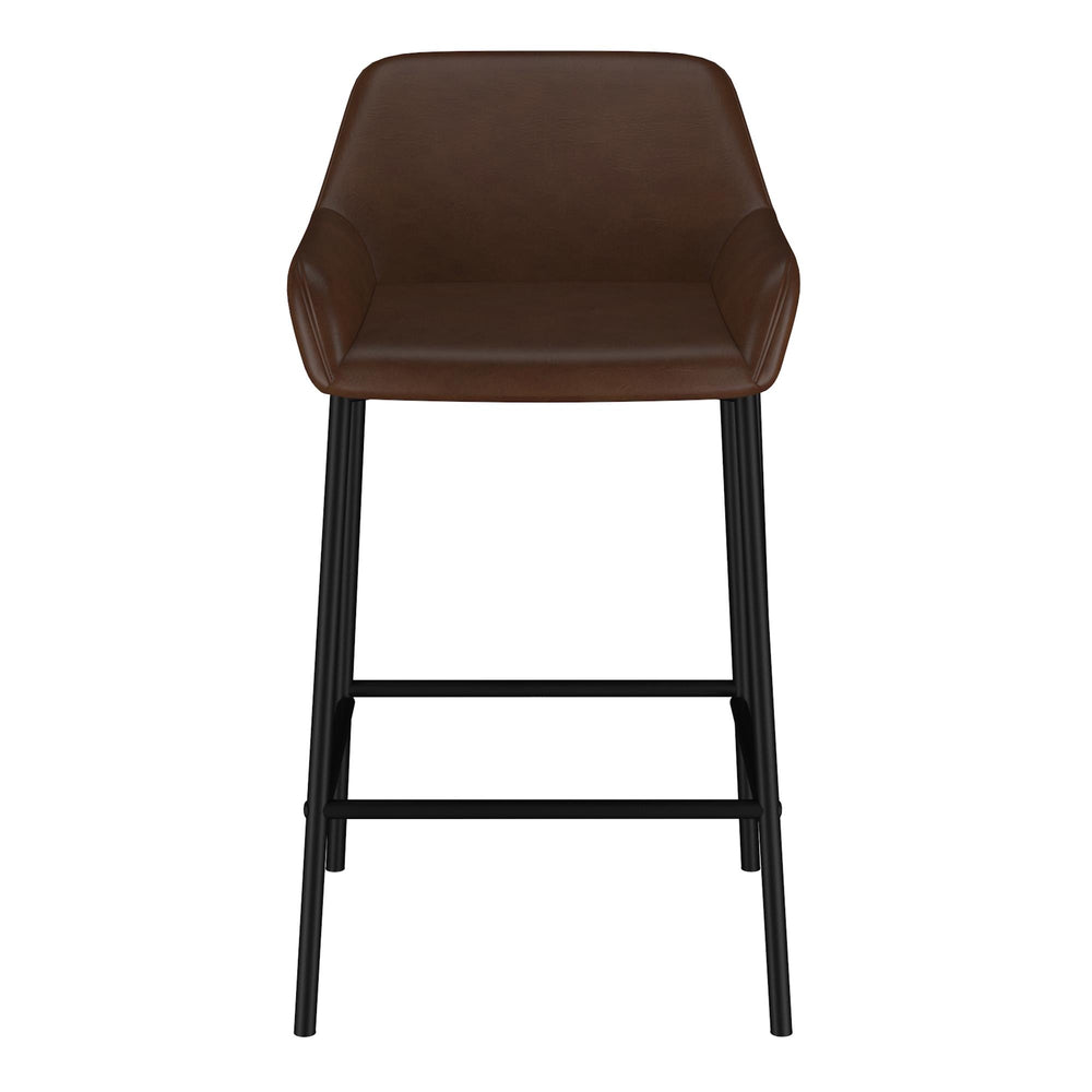  !nspire Baily 203-541PUBN 26" Counter Stool - Brown and Black IMAGE 5