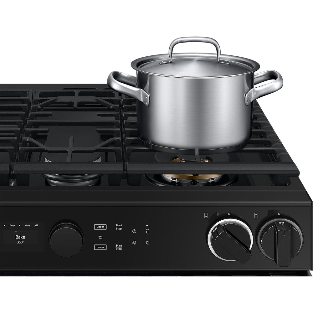  Samsung 30-inch Slide-in Dual Fuel Range with Wi-Fi NSY6DG8550SRAC IMAGE 11
