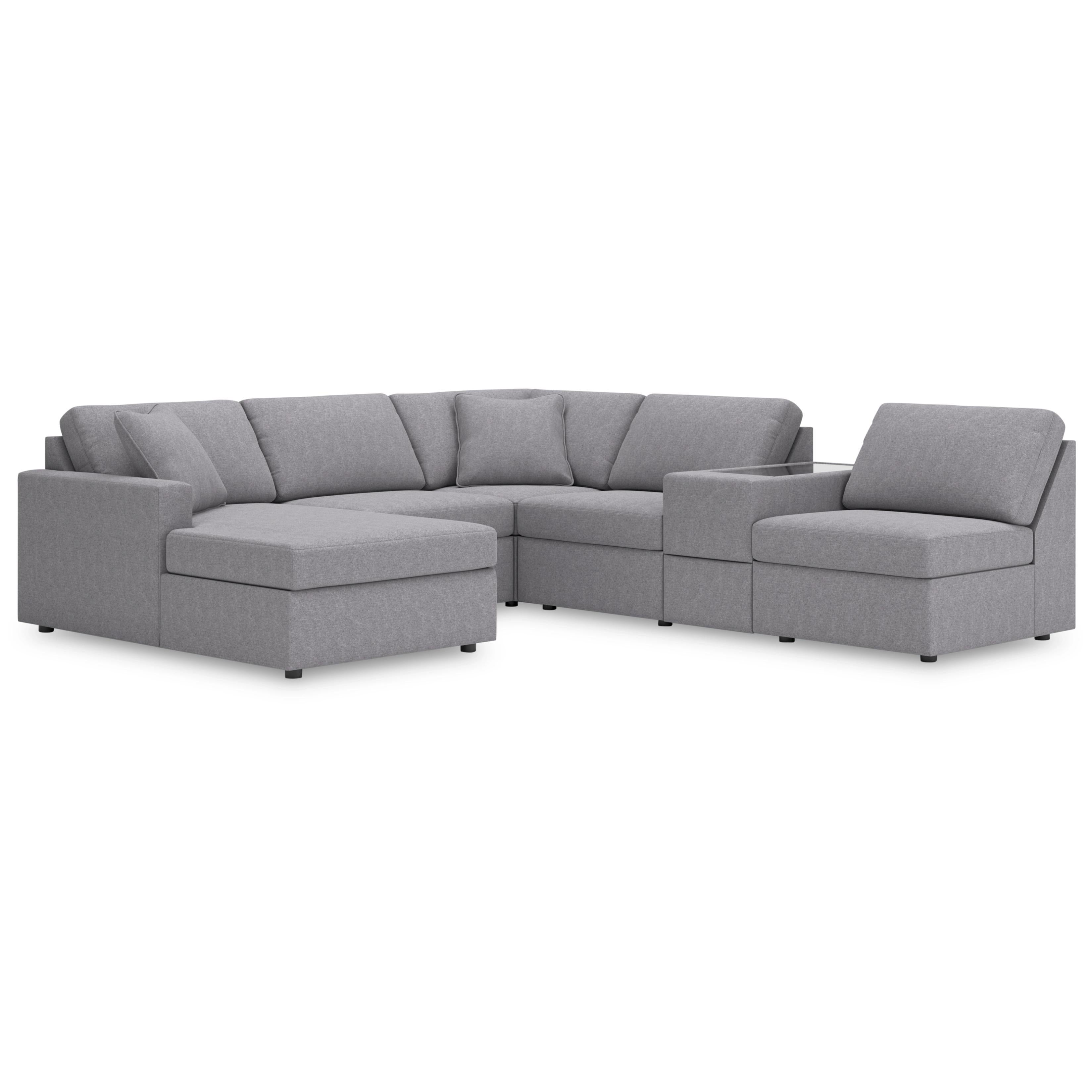  Signature Design by Ashley Modmax 92104S21 6 pc Sectional with Chaise IMAGE 1
