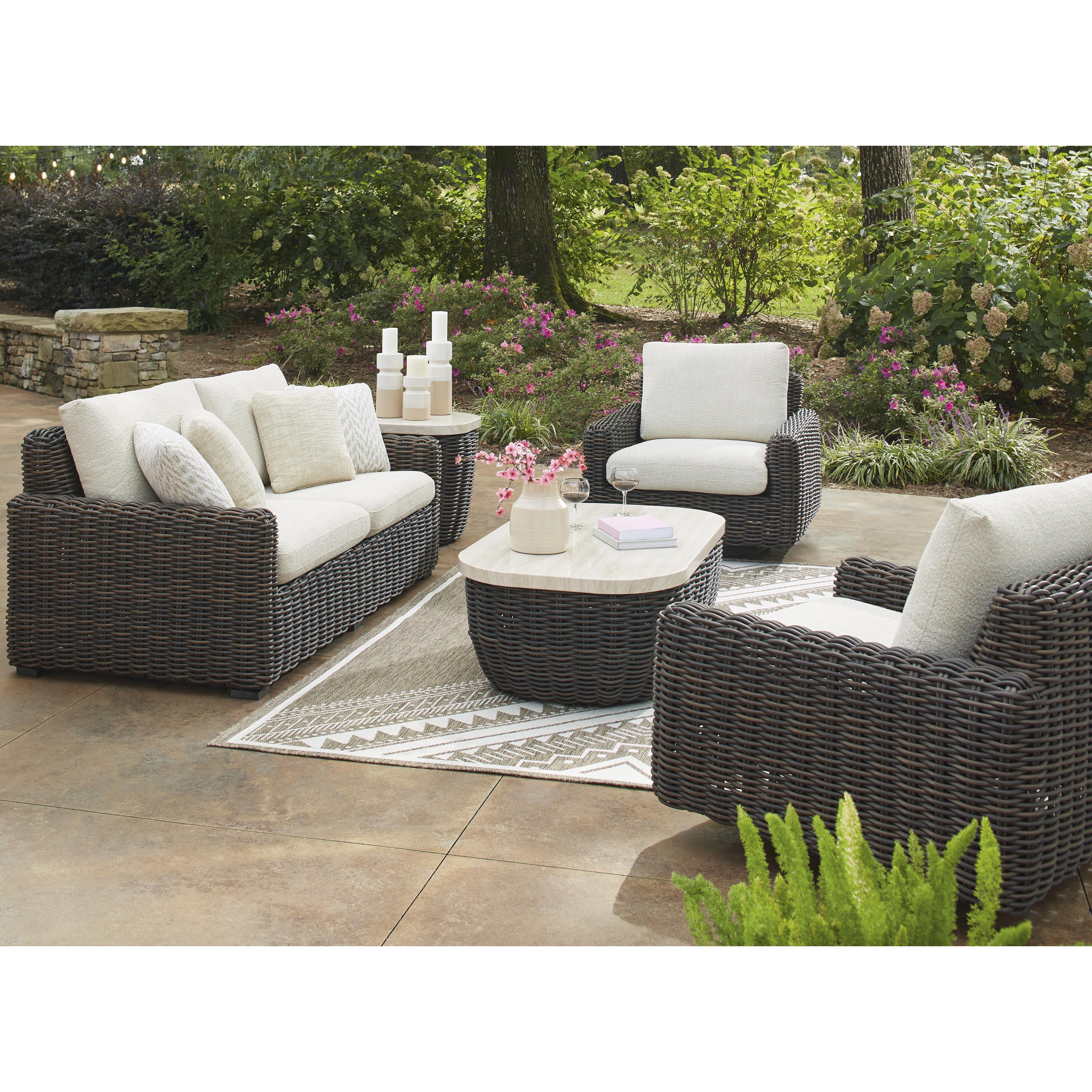  Signature Design by Ashley Kimora P711-821 Swivel Glider Lounge with Cushion IMAGE 6