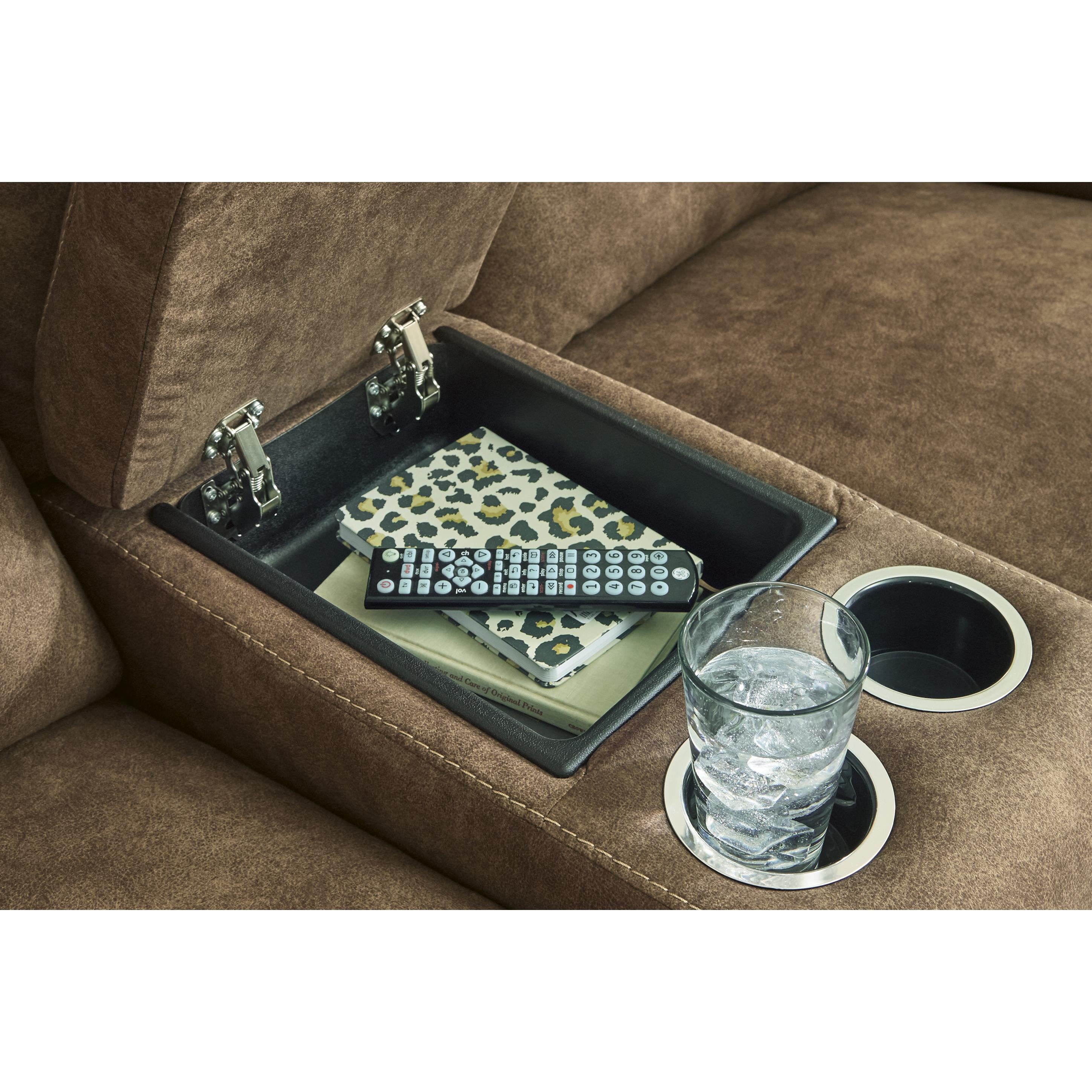  Signature Design by Ashley Edenwold 1380594C Double Reclining Loveseat with Console IMAGE 8
