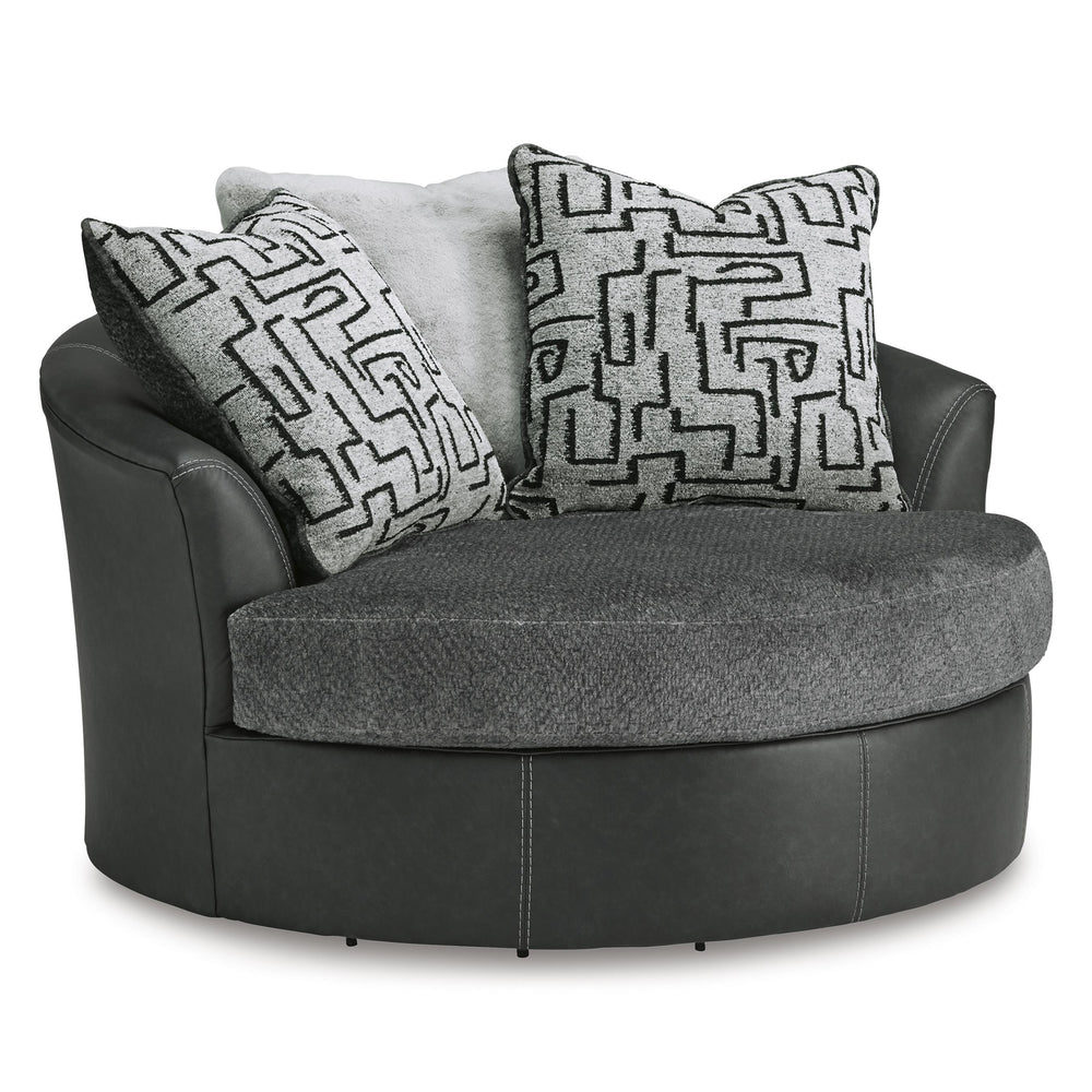  Benchcraft Brixley Pier 2990621C Oversized Swivel Accent Chair IMAGE 1