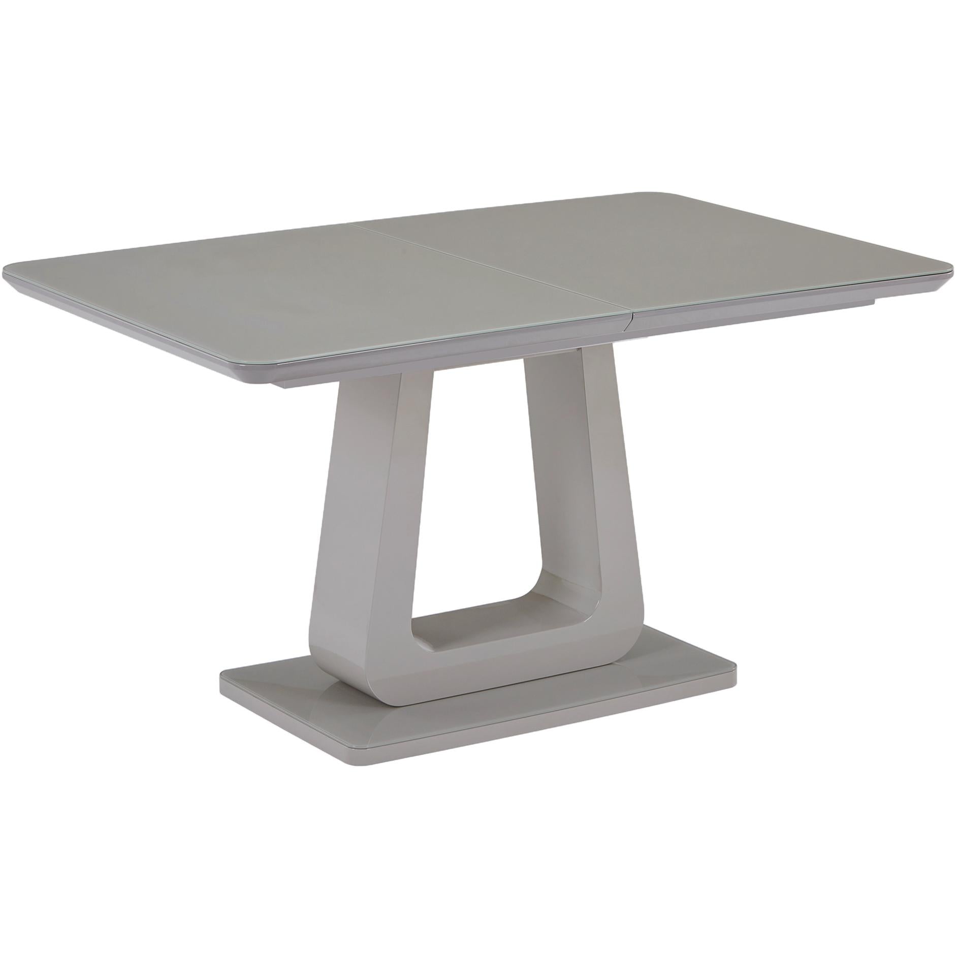  Worldwide Home Furnishings Corvus/Signy 207-159WGY_144LG 7 pc Dining Set - Warm Grey Table with Light Grey Chair IMAGE 2